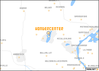 map of Wonder Center