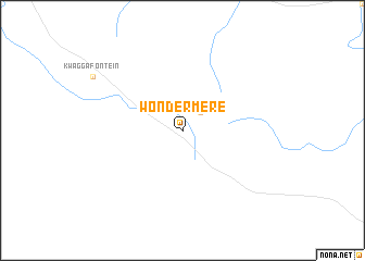 map of Wondermere