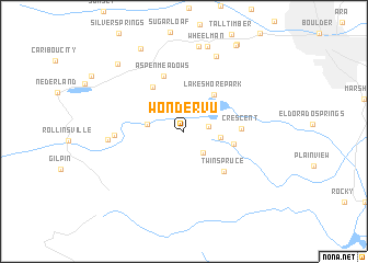 map of Wondervu