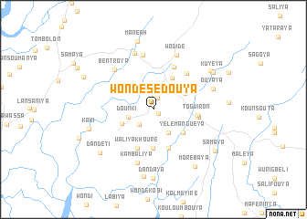map of Wondésédouya
