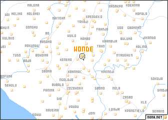 map of Wonde