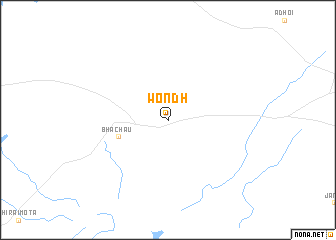 map of Wondh