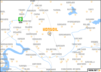 map of Wŏndoil