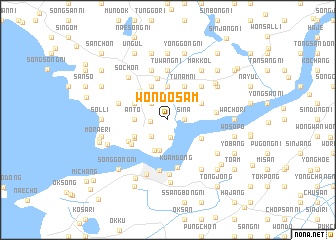 map of Wŏndosam