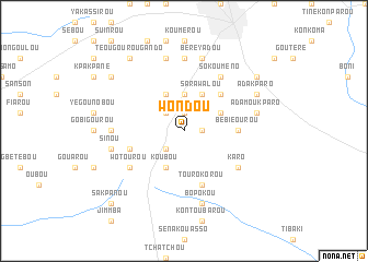 map of Wondou