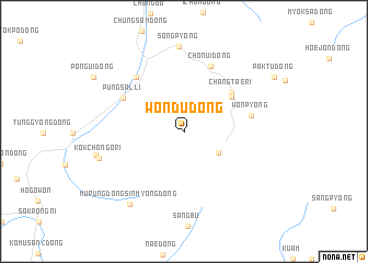 map of Wŏndu-dong