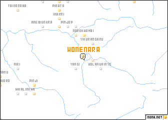 map of Wonenara