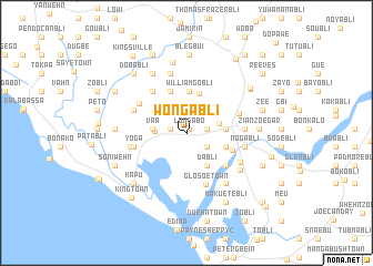 map of Wongabli