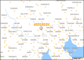 map of Wŏn\
