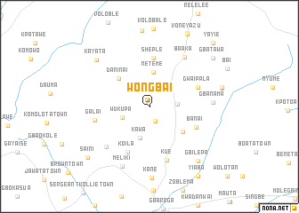 map of Wongbai
