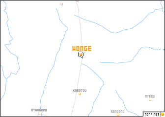 map of Wongé