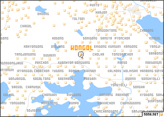 map of Wŏn-gol