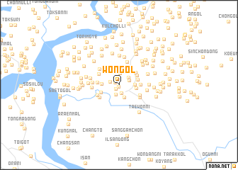 map of Wŏn-gol