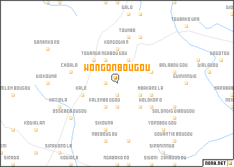 map of Wongonbougou