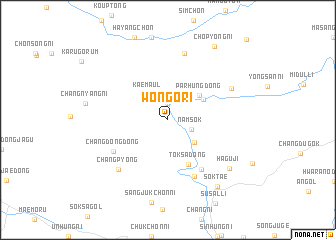 map of Wŏn\
