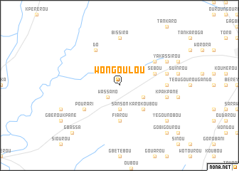map of Wongoulou