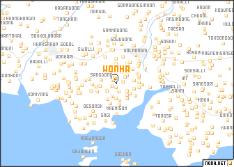 map of Wŏnha