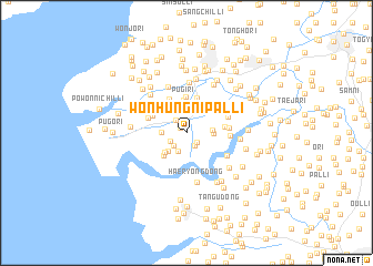 map of Wŏnhŭngni-P\