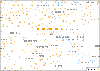 map of Wŏnhyŏn-dong