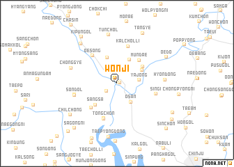 map of Wŏnji