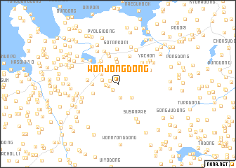 map of Wŏnjŏng-dong