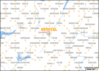 map of Wŏnkkul