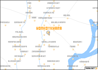 map of Wonkoy Kwara