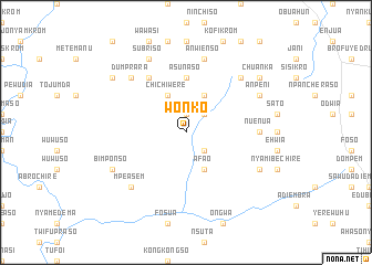map of Wonko