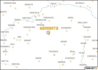 map of Wŏnmant\