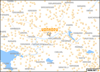 map of Wŏnmoru