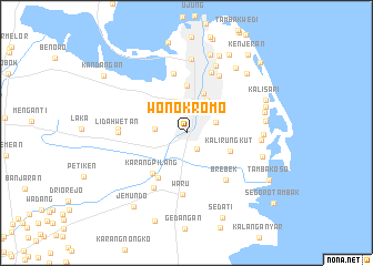 map of Wonokromo