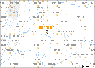 map of Wonolagi