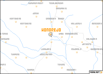 map of Wonorejo