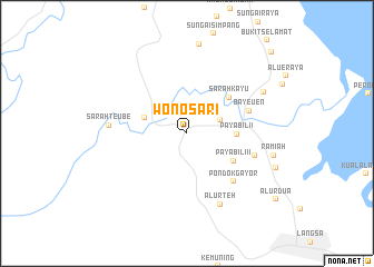 map of Wonosari