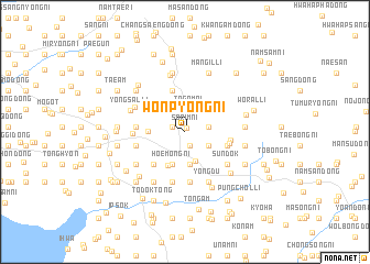 map of Wŏnp\