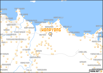 map of Wŏnp\