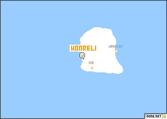 map of Wonreli