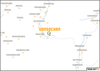 map of Wŏnsoch\