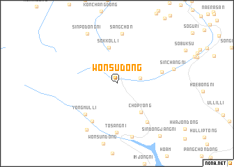 map of Wŏnsu-dong