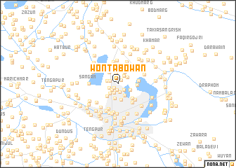 map of Wontabowan