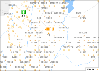 map of Wonu