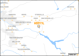 map of Wonyil