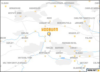 map of Wooburn