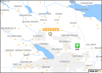 map of Woodard