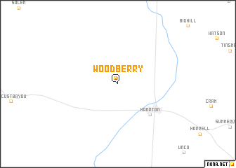 map of Woodberry