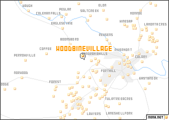 map of Woodbine Village