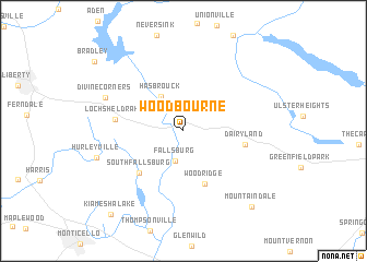 map of Woodbourne
