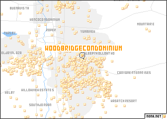 map of Woodbridge Condominium