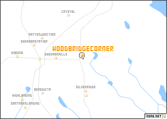 map of Woodbridge Corner