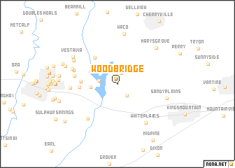 map of Woodbridge